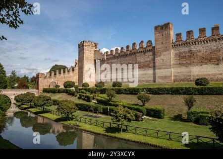 Italien, Cittadella, die Stadtmauern der Stadt Stockfoto