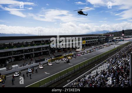 Start während der 6 Stunden von Fuji 2024, 7. Runde der FIA-Langstrecken-Weltmeisterschaft 2024, vom 13. Bis 15. September 2024 auf dem Fuji Speedway in Oyama, Shizuoka, Japan Stockfoto