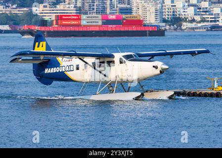 Kanada, Vancouver10. August 2024: C-FJHA - de Havilland Canada DHC-3T von Harbour Air Stockfoto