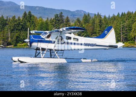 Kanada, Vancouver10. August 2024: C-FJHA - de Havilland Canada DHC-3T von Harbour Air Stockfoto