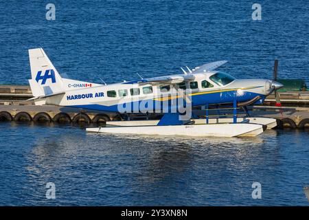 Kanada, Vancouver10. August 2024: C-FJHA - de Havilland Canada DHC-3T von Harbour Air Stockfoto