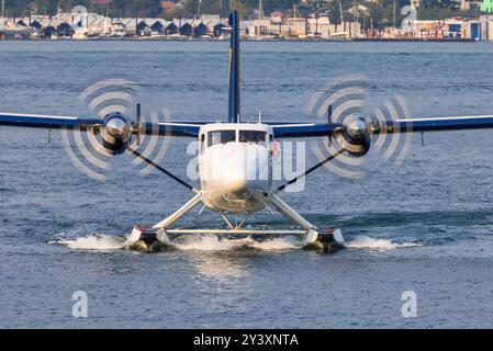 Kanada, Vancouver10. August 2024: C-FJHA - de Havilland Canada DHC-3T von Harbour Air Stockfoto