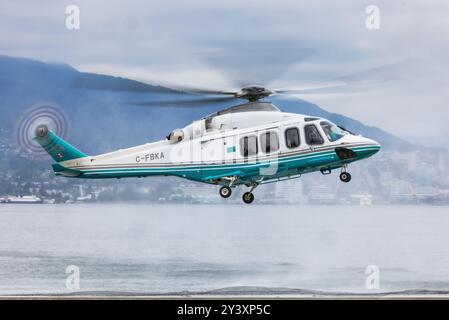 Kanada, Vancouver 10. August 2024: C-FMGL – Leonardo AW139 von London Air Services Stockfoto