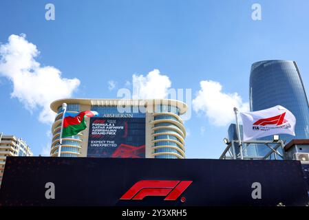 Baku, Aserbaidschan. September 2024. Fahrerlager-Atmosphäre. 15.09.2024. Formel-1-Weltmeisterschaft, Rd 17, Grand Prix Von Aserbaidschan, Baku Street Circuit, Aserbaidschan, Wettkampftag. Das Foto sollte lauten: XPB/Alamy Live News. Stockfoto