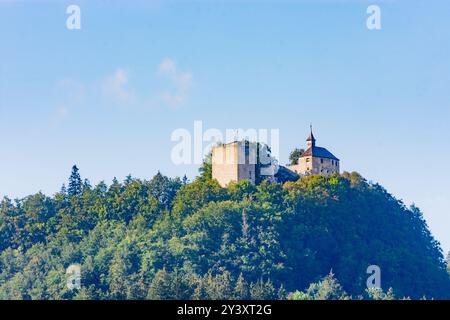 Kufstein: Thierberg mit Schloss Thierberg im Kufsteinerland, Tirol, Österreich Stockfoto