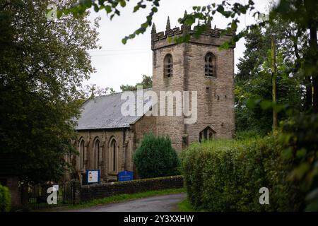 St. James' Kirche in Taxal, Whaley Bridge, Derbyshire, Großbritannien Stockfoto