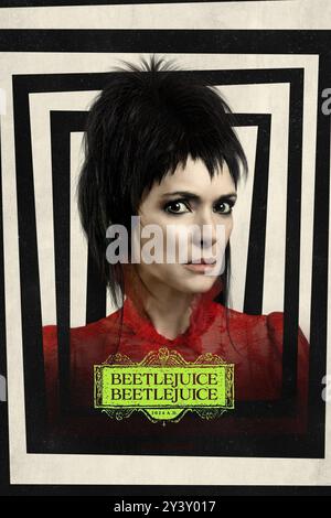 WINONA RYDER in BEETLEJUICE BEETLEJUICE (2024) unter der Regie von TIM BURTON. Beschreibung: Warner Bros. / Plan B Entertainment / Tim Burton Productions / Album Stockfoto