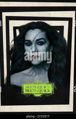 MONICA BELLUCCI in BEETLEJUICE BEETLEJUICE (2024), Regie: TIM BURTON. Beschreibung: Warner Bros. / Plan B Entertainment / Tim Burton Productions / Album Stockfoto