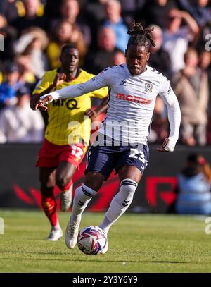 Brandon Thomas-Asante von Coventry City im Einsatz während des Sky Bet Championship Matches in der Vicarage Road, Watford. Bilddatum: Samstag, 14. September 2024. Stockfoto