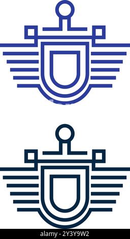 Business-Logo Für Creative Law Firm Consultancy Stock Vektor