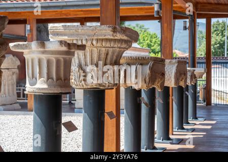 Selcuk, Izmir, Türkei - 5. Juli 2024: Das Archäologische Museum von Ephesus in Selcuk, Izmir, wo das Modell des Artemis-Tempels ausgestellt wird Stockfoto