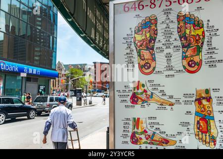 Chinatown Viertel, New York City Stockfoto