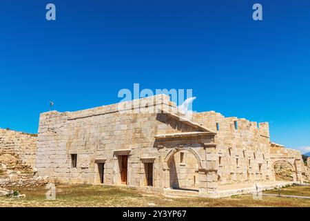 Ruinen von Patara, einer alten lykischen Stadt in der Nähe von Kalkan in der Provinz Antalya, Türkei. Stockfoto