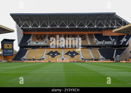 Wolverhampton, Großbritannien. September 2024. Eine allgemeine Ansicht von Molineux vor dem Premier League-Spiel Wolverhampton Wanderers gegen Newcastle United in Molineux, Wolverhampton, Vereinigtes Königreich, 15. September 2024 (Foto: Alfie Cosgrove/News Images) in Wolverhampton, Vereinigtes Königreich am 15. September 2024. (Foto: Alfie Cosgrove/News Images/SIPA USA) Credit: SIPA USA/Alamy Live News Stockfoto