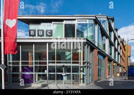 Das Hauptquartier von Liverpool Radio Merseyside befindet sich in der Hanover Street. Stockfoto