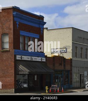 Historisches Gebäude in Downtown Salen, der Hauptstadt von Oregon, USA. Historisches Gebäude im Zentrum von Salem, der Hauptstadt von Oregon, USA, Norden Stockfoto