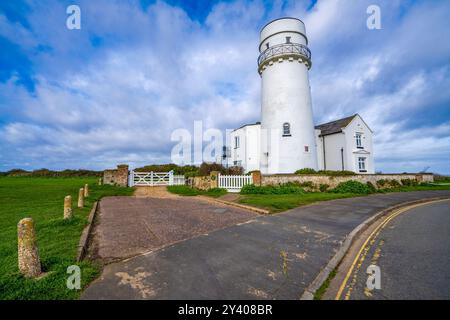 The Lighthouse in Old Hunstanton, Norfolk England, Großbritannien Stockfoto