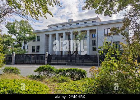 Berlin, Deutschland, 14.09.2024: Botschaft von Japan, Hiroshimastraße 6 *** Berlin, Deutschland, 14 09 2024 Botschaft von Japan, Hiroshimastraße 6 Copyright: XdtsxNachrichtenagenturx dts 46457 Stockfoto