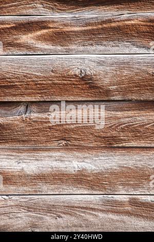 Alte Holzbretter Wandstruktur Nahaufnahme als hölzerner Hintergrund Stockfoto