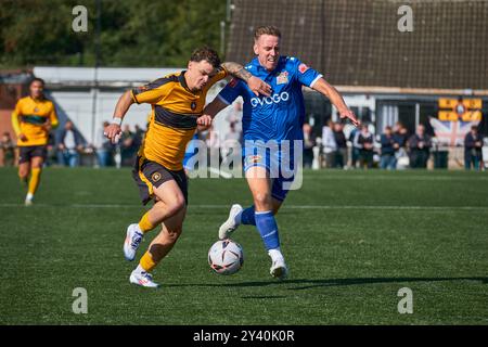 Rushall Olympic gegen Sheffield FC FA Cup (zweite Qualifikationskrawatte) Stockfoto