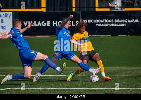 Rushall Olympic gegen Sheffield FC FA Cup (zweite Qualifikationskrawatte) Stockfoto