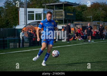 Rushall Olympic gegen Sheffield FC FA Cup (zweite Qualifikationskrawatte) Stockfoto