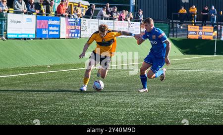 Rushall Olympic gegen Sheffield FC FA Cup (zweite Qualifikationskrawatte) Stockfoto