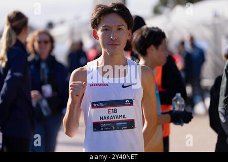 Sydney, Australien. September 2024. Ken NAKAYAMA aus Japan belegte den fünften Platz beim TCS Sydney Marathon 2024, der von ASICS am 15. September 2024 in Sydney, Australien, präsentiert wurde. Credit: IOIO IMAGES/Alamy Live News Stockfoto