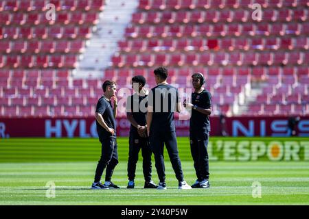 Girona, Spanien, 15. September 2024. Spanische LaLiga EA Sports: Girona FC gegen FC Barcelona. Quelle: Joan G/Alamy Live News Stockfoto