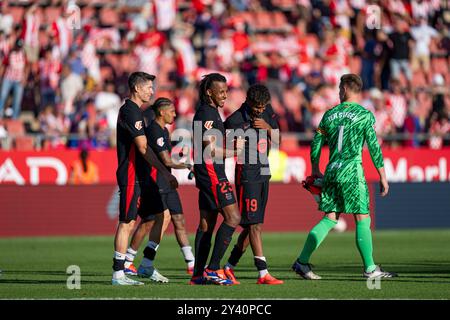 Girona, Spanien, 15. September 2024. Spanische LaLiga EA Sports: Girona FC gegen FC Barcelona. Quelle: Joan G/Alamy Live News Stockfoto