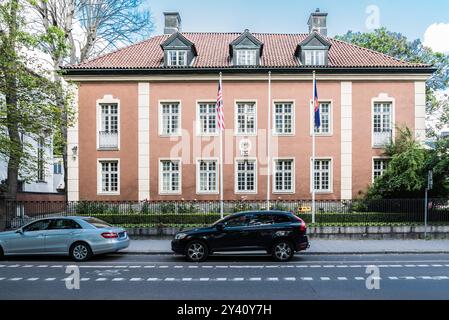 Botschaft von Malaysia in Stockholm, Schweden, 25. Juli 2024 Stockfoto