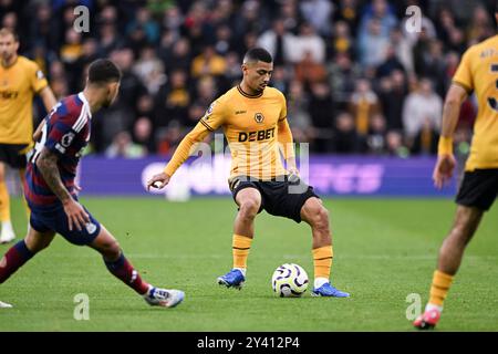 Wolverhampton, Großbritannien. September 2024. Andre of Wolves während des Premier League-Spiels zwischen Wolverhampton Wanderers FC und Newcastle United FC am 15. September 2024 in Molineux in Wolverhampton, England. (Richard Callis/SPP) Credit: SPP Sport Press Photo. /Alamy Live News Stockfoto