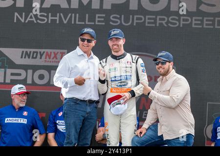 Libanon, TN, USA. September 2024. Nashville Superspeedway ist Austragungsort des Big Machine Music City Grand Prix von Gainbridge im Libanon, TN. (Kreditbild: © Walter G. Arce Sr./ASP via ZUMA Press Wire) NUR REDAKTIONELLE VERWENDUNG! Nicht für kommerzielle ZWECKE! Quelle: ZUMA Press, Inc./Alamy Live News Stockfoto