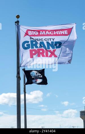 Libanon, TN, USA. September 2024. Nashville Superspeedway ist Austragungsort des Big Machine Music City Grand Prix von Gainbridge im Libanon, TN. (Kreditbild: © Walter G. Arce Sr./ASP via ZUMA Press Wire) NUR REDAKTIONELLE VERWENDUNG! Nicht für kommerzielle ZWECKE! Quelle: ZUMA Press, Inc./Alamy Live News Stockfoto