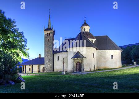 Das Heiligtum Notre Dame de la Vie in Les Belleville wurde im 17. Jahrhundert erbaut und ist eines der bedeutendsten kulturellen Wahrzeichen von nationaler Bedeutung Stockfoto