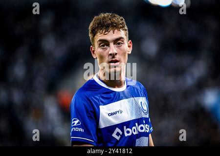 Gent, Belgien. September 2024. Gent's Mathias Delorge, dargestellt während eines Fußballspiels zwischen KAA Gent und KV Mechelen in Gent, am siebten Tag der Saison 2024-2025 der ersten Liga der Jupiler Pro League der belgischen Meisterschaft, Sonntag, den 15. September 2024. BELGA FOTO TOM GOYVAERTS Credit: Belga Nachrichtenagentur/Alamy Live News Stockfoto