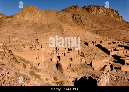 Die Provinz Ouarzazate an der Grenze zur Wüste ist reich an historischen Zeugnissen und bezaubernden Landschaften Berbers Marokko, Nordafrika Stockfoto