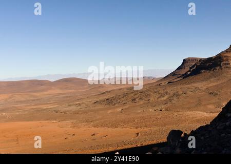 Die Provinz Ouarzazate an der Grenze zur Wüste ist reich an historischen Zeugnissen und bezaubernden Landschaften Berbers Marokko, Nordafrika Stockfoto