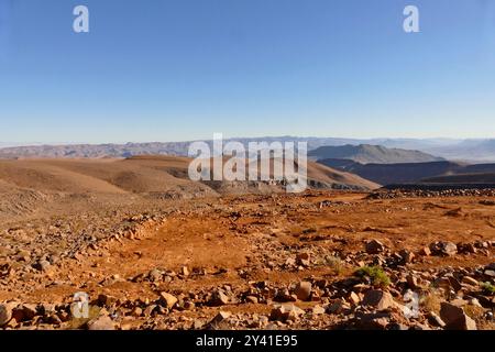 Die Provinz Ouarzazate an der Grenze zur Wüste ist reich an historischen Zeugnissen und bezaubernden Landschaften Berbers Marokko, Nordafrika Stockfoto