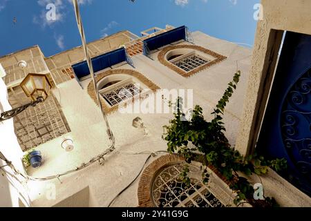 Rabat, Komplex der Kasbah der Udayas. Marokko, Afrika. Erbaut im 12. Jahrhundert von den Almoraviden und befestigt, um feindlichen Angriffen zu widerstehen Stockfoto