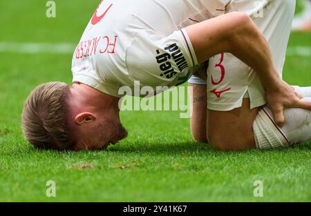 Augsburg, Deutschland. September 2024. Mads PEDERSEN, FCA 3 im Spiel FC AUGSBURG - FC ST. PAULI 3-1 am 15. September 2024 in Augsburg. Saison 2024/2025, 1.Bundesliga, FCA, Spieltag 3, 3.Spieltag Fotograf: ddp Images/STAR-Images - DFL-VORSCHRIFTEN VERBIETEN JEDE VERWENDUNG VON FOTOS als BILDSEQUENZEN und/oder QUASI-VIDEO - Credit: ddp Media GmbH/Alamy Live News Stockfoto