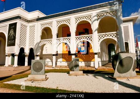 Die Nouvelle Ville von Rabat, modernes Viertel mit Kolonialarchitektur, Marokko, Nordafrika Stockfoto