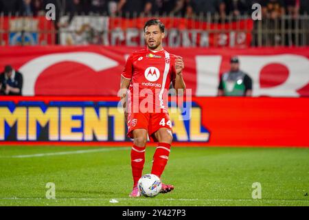 Andrea Carboni (AC Monza) während des Spiels AC Monza vs Inter - FC Internazionale, italienische Fußball Serie A in Monza, Italien, 15. September 2024 Stockfoto