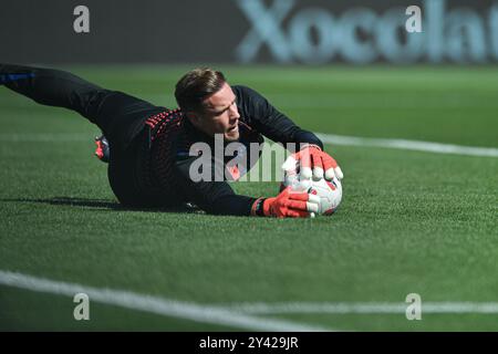 Girona, Esp. September 2024. GIRONA FC-FC BARCELONA am 15. September 2024 während des Spiels zwischen Girona FC und FC Barcelona, das dem 30 Tage der La Liga EA Sports im Stadtstadion Montilivi in Girona entspricht. Quelle: Rosdemora/Alamy Live News Stockfoto