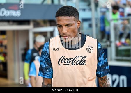 Michael Folorunsho vom SSC Napoli während des Spiels Cagliari Calcio vs SSC Napoli, italienischer Fußball Serie A in Cagliari, Italien, 15. September 2024 Stockfoto