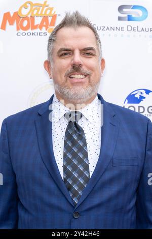 Los Angeles, USA. September 2024. Schauspieler/Produzent Matthew Payne nimmt an Suzanne DeLaurentiis 76th Primetime Emmy Awards Gift Suite im Lucy's Hair Salon, Los Angeles, CA, 15. September 2024 Teil Credit: Eugene Powers/Alamy Live News Stockfoto