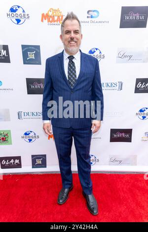 Los Angeles, USA. September 2024. Schauspieler/Produzent Matthew Payne nimmt an Suzanne DeLaurentiis 76th Primetime Emmy Awards Gift Suite im Lucy's Hair Salon, Los Angeles, CA, 15. September 2024 Teil Credit: Eugene Powers/Alamy Live News Stockfoto