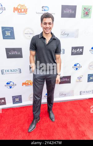 Los Angeles, USA. September 2024. Schauspieler Tyler Andrews nimmt an der Suzanne DeLaurentiis 76th Primetime Emmy Awards Gift Suite im Lucy's Hair Salon, Los Angeles, KALIFORNIEN, 15. September 2024 Teil Credit: Eugene Powers/Alamy Live News Stockfoto