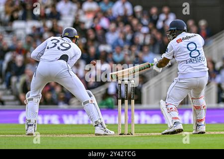 Kia Oval, London, Großbritannien. September 2024. 3. Rothesay Cricket Test Match, Tag drei, England gegen Sri Lanka; Credit: Action Plus Sports/Alamy Live News Stockfoto