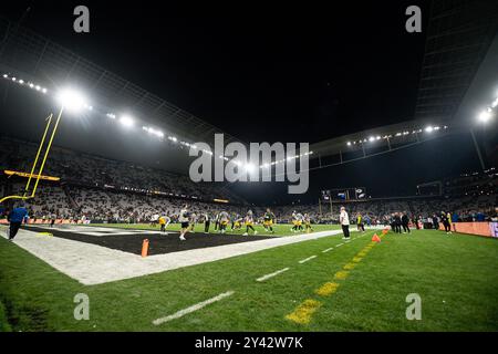 6. September 2024: Arena Corinthians, Sao Paulo:, Brasilien: NFL International Football, Philadelphia Eagles gegen Green Bay Packers: Stockfoto